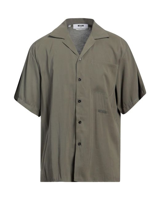 MSGM Gray Shirt for men