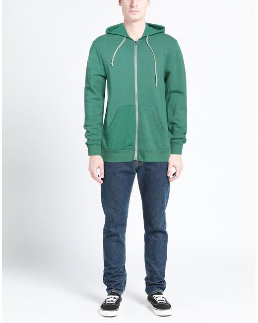 Alternative Apparel Green Sweatshirt for men