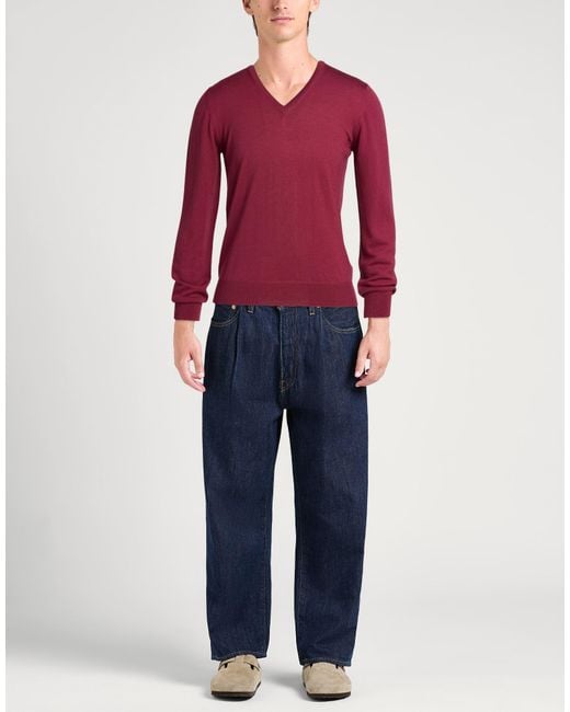 Pullover Gran Sasso de hombre de color Red
