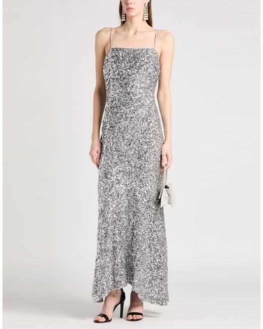 Ganni Gray Maxi Dress