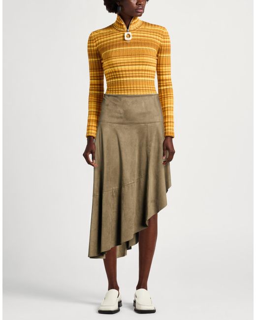 Dixie Natural Mini Skirt Polyester, Elastane