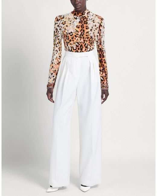 LEONARD Paris White Top Wool, Nylon