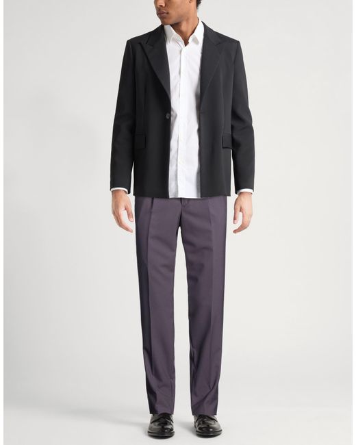 Caruso Blue Pants Wool for men