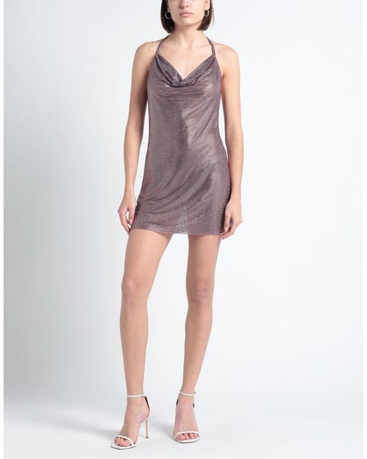 GIUSEPPE DI MORABITO Purple Mini-Kleid