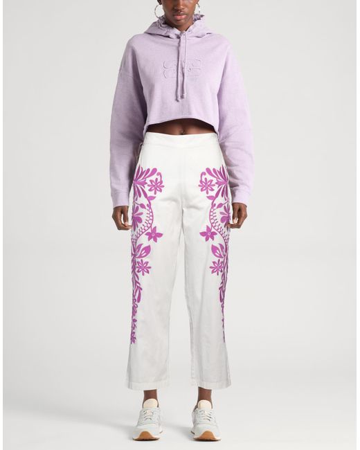 Maje Pink Pants Cotton, Polyester