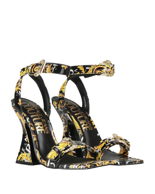 Versace Jeans Couture Metallic Sandals