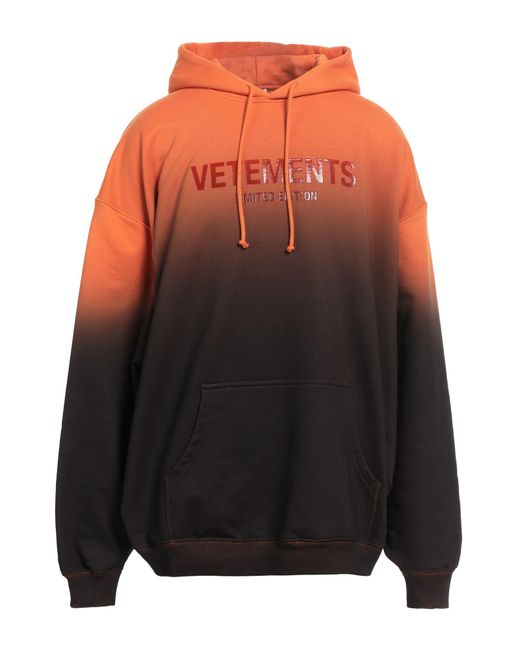 Sudadera Vetements de hombre de color Orange