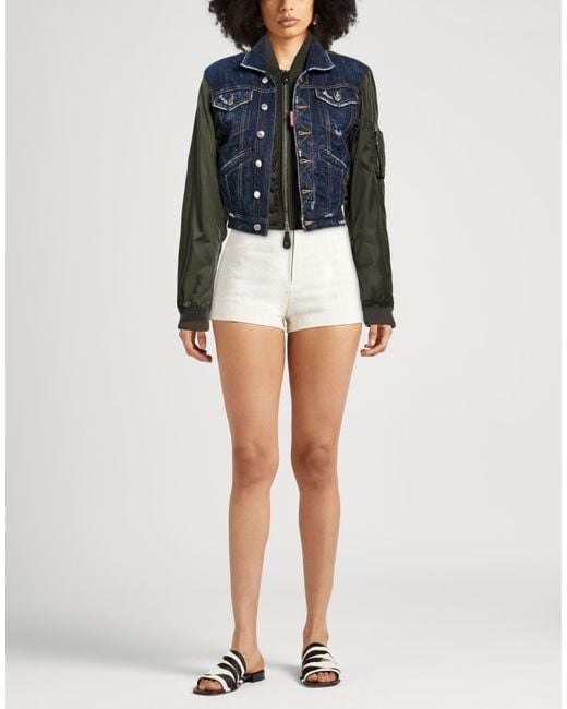 DSquared² Blue Denim Outerwear