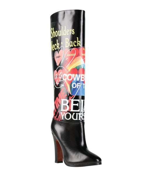 Vivienne Westwood Black Boot Leather