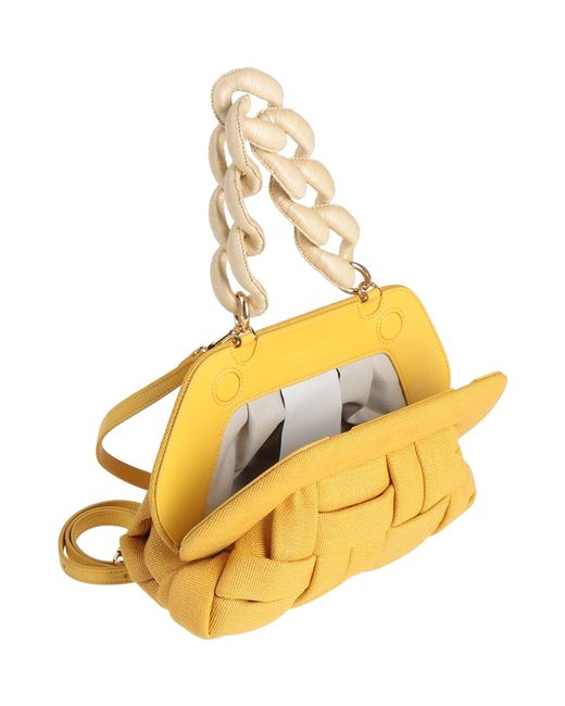 THEMOIRÈ Metallic Handbag Organic Cotton, Straw