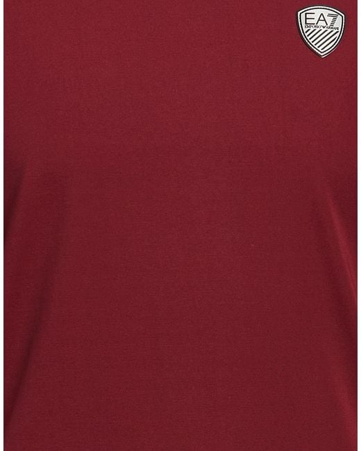 EA7 Red T-Shirts for men