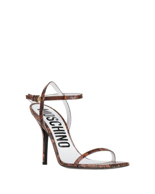 Moschino White Sandals