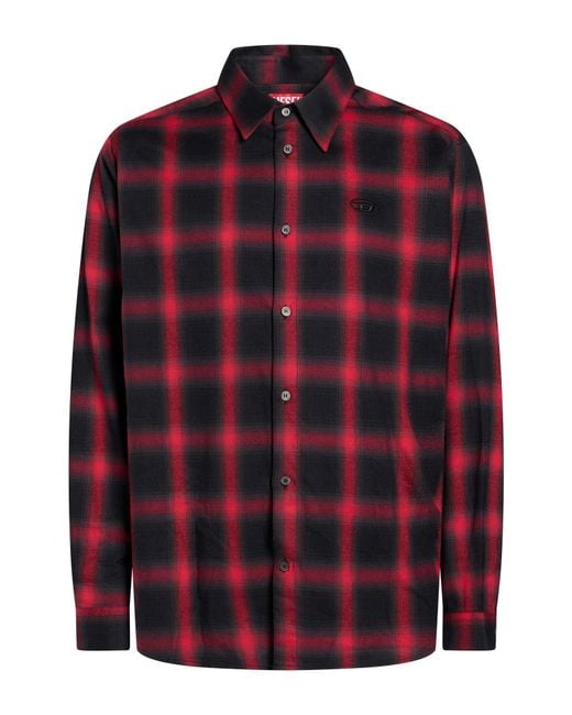 DIESEL Red Shirts for men