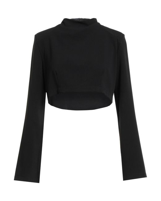 Souvenir Clubbing Black Top Polyester, Viscose, Elastic Fibres