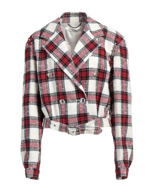 Veste et Blouson Alessandra Rich en coloris Red