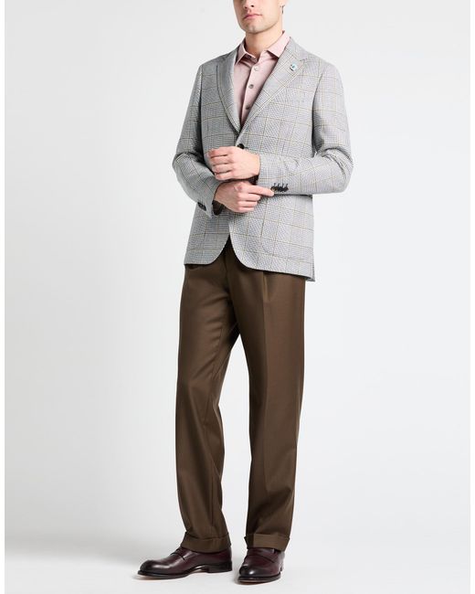 Lardini Gray Blazer for men