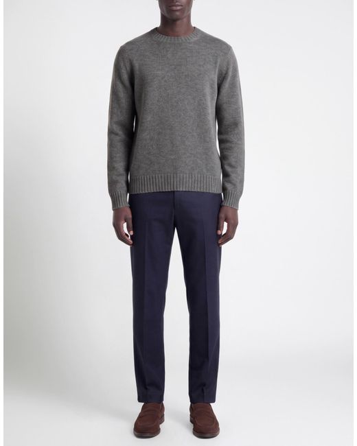 Alpha Studio Gray Sweater Cashmere for men