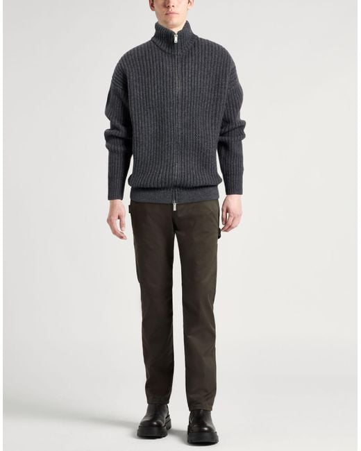 Emporio Armani Gray Cardigan for men
