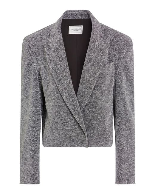 Forte Gray Blazer Polyester, Elastane