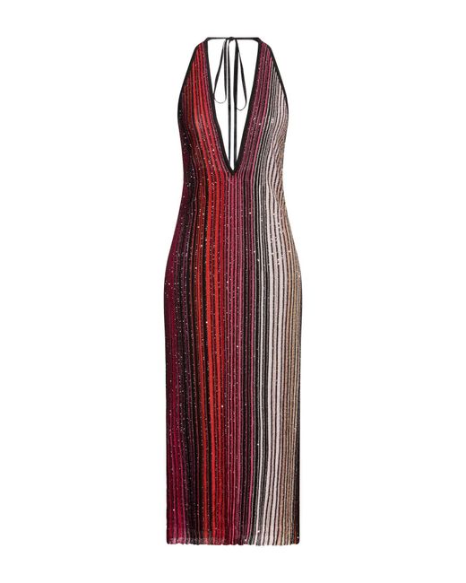 Missoni Purple Midi Dress