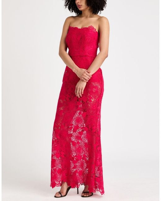 Camilla Pink Maxi Dress Polyester, Polyamide, Elastane