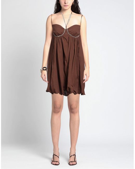 Vestito Corto di ViCOLO in Brown