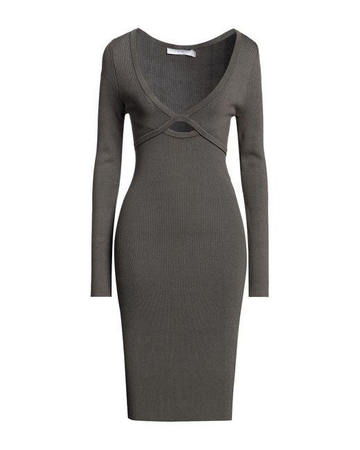 IRO Gray Midi-Kleid