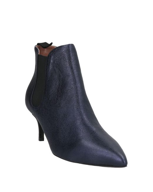 Pollini Blue Ankle Boots