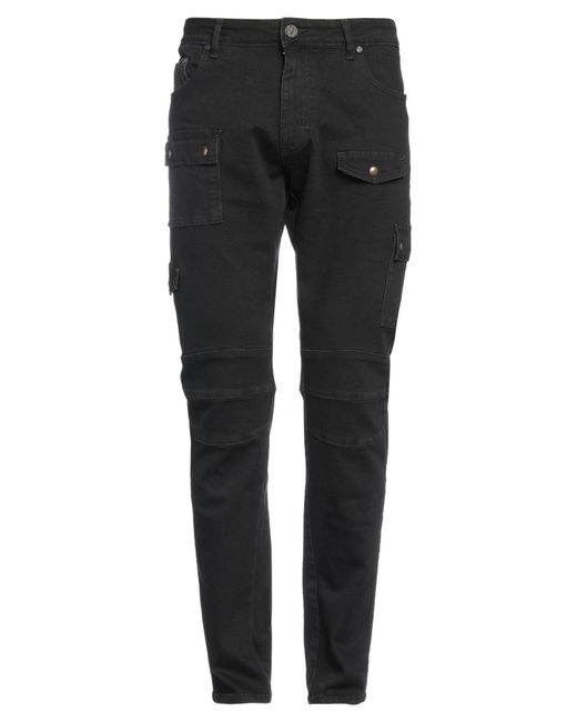 Rh45 Rhodium Black Jeans for men