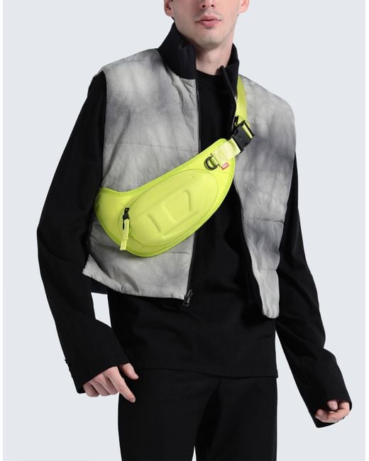 DIESEL Yellow Backpack for men