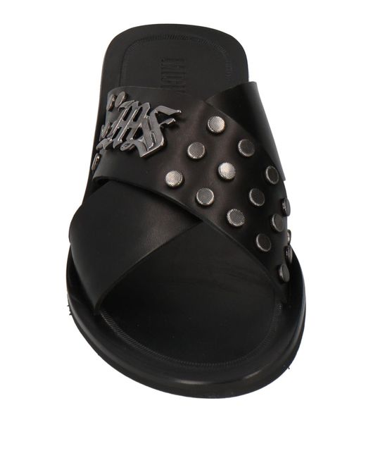 MICH SIMON Black Sandals Leather for men
