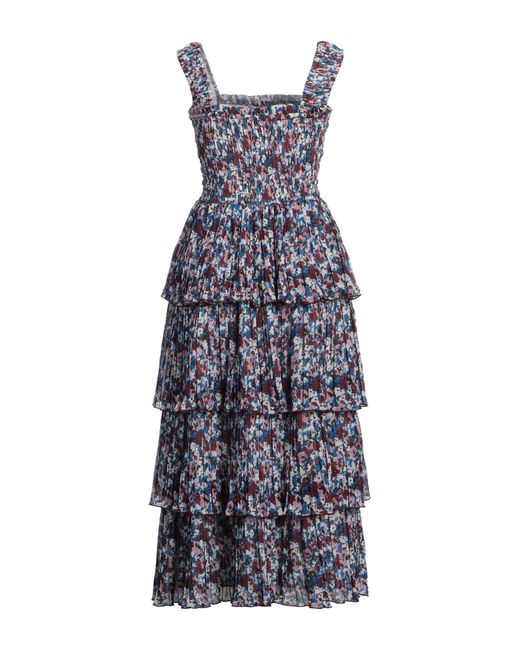 Robe midi Ganni en coloris Purple