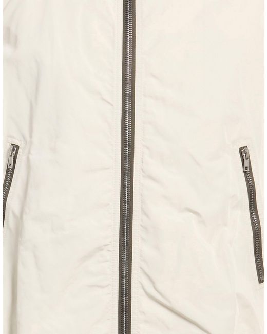 Rick Owens Natural Jacket Polyester, Virgin Wool for men