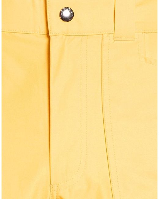 Woolrich Yellow Pants Cotton, Polyamide for men