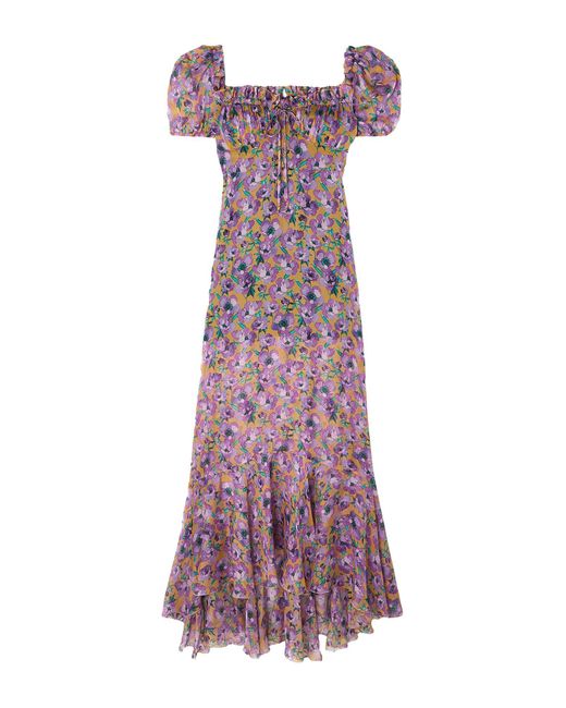 Raquel Diniz Purple Maxi Dress