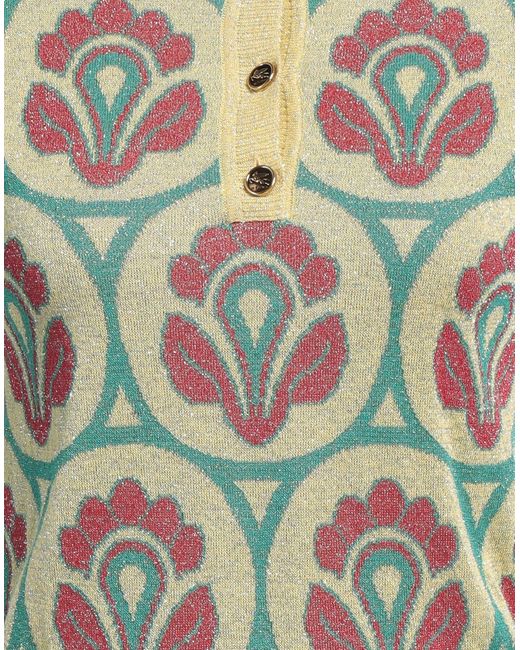 Etro Green Khaki Sweater Viscose, Polyester, Metallic Fiber, Polyamide