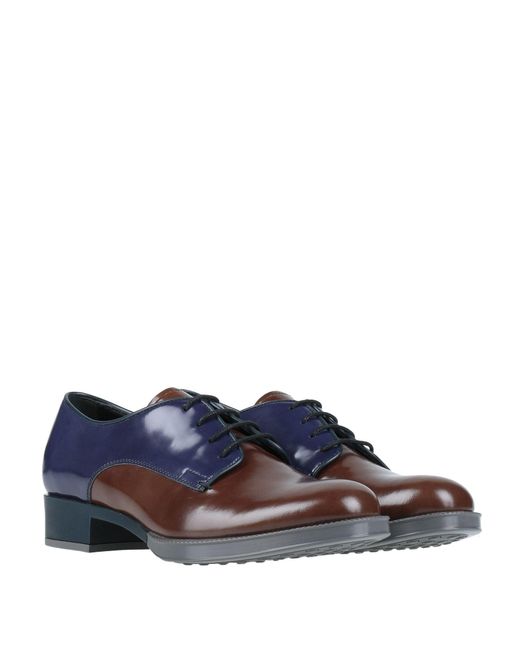 Tod's Blue Lace-up Shoes
