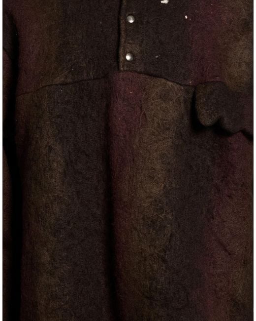 VITELLI Brown Sweatshirt Polyamide, Polyester, Wool for men