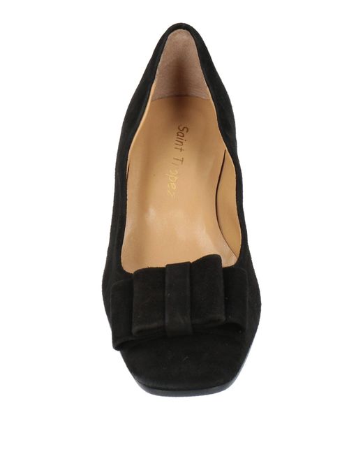 Saint Tropez Black Pumps Leather