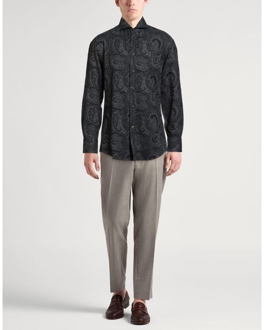 Brunello Cucinelli Blue Shirts for men