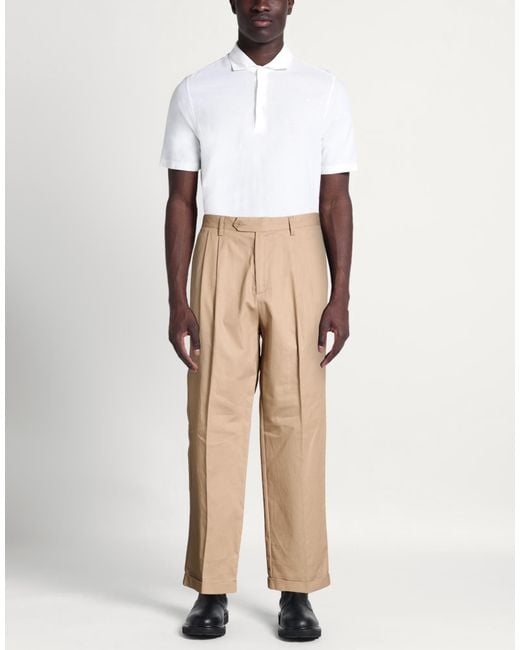 MARSĒM Natural Sand Pants Cotton for men