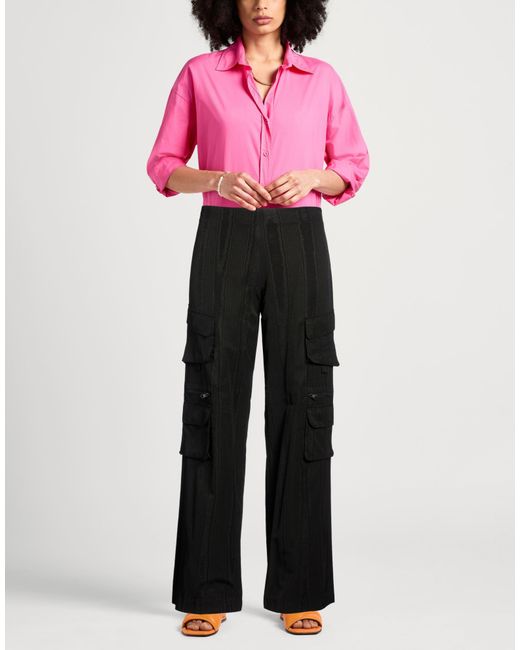 Amen Black Pants Acetate, Viscose