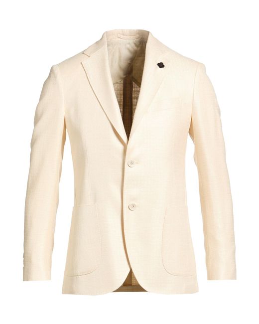 Lardini Natural Blazer Silk for men