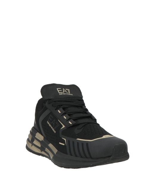 EA7 Black Sneakers Polyester for men