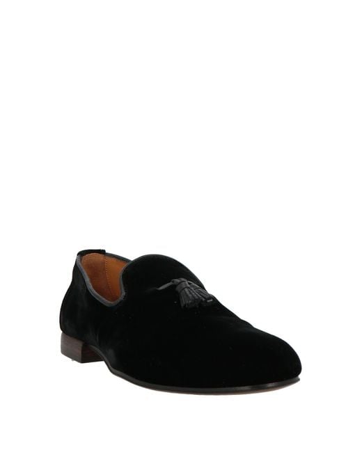 Tom Ford Black Loafers Calfskin, Textile Fibers for men