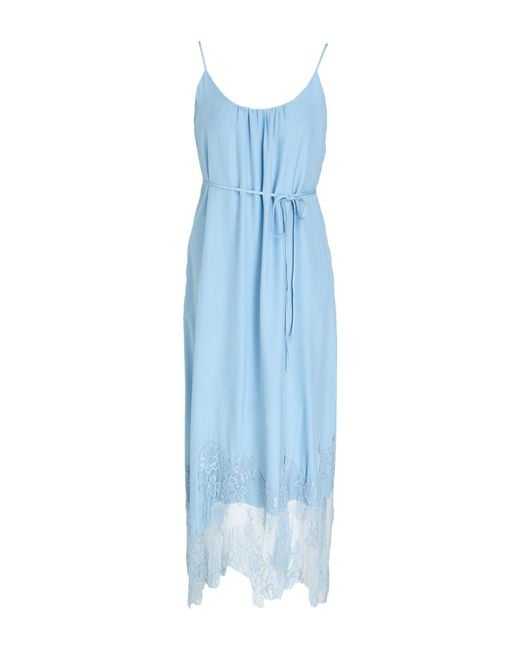 Gold Hawk Blue Maxi Dress