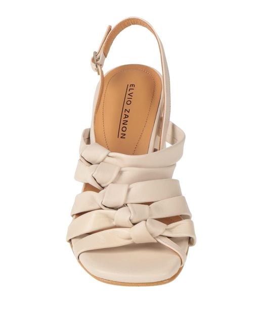 Elvio Zanon Natural Sandals