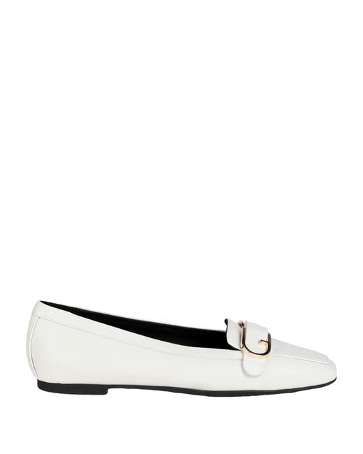 Furla White Loafer