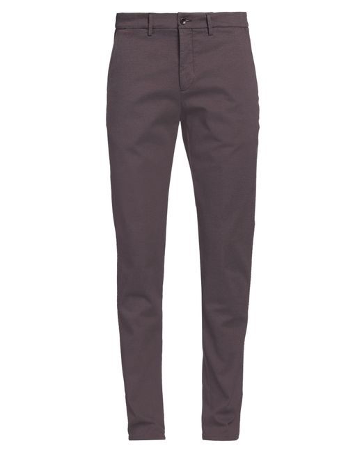 Harmont & Blaine Gray Pants Cotton, Metallic Polyester, Lycra for men