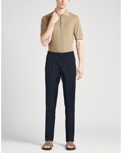 Drumohr Blue Trouser for men